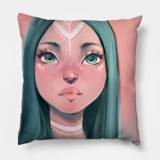 Beautiful girl Pillow