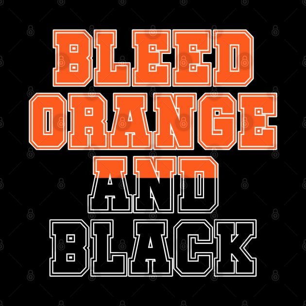 Bleed Orange and black by MLB Shop