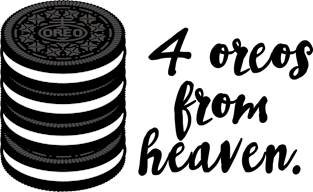 4 oreos from heaven Magnet