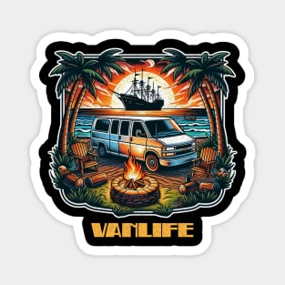 Chevy express vanlife Magnet