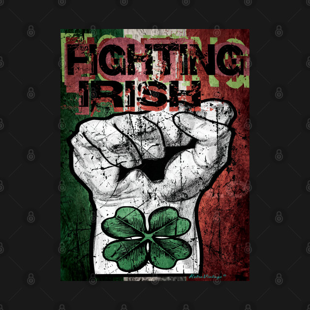 Fighting Irish Tee Shirt Irish Pride by WarriorX