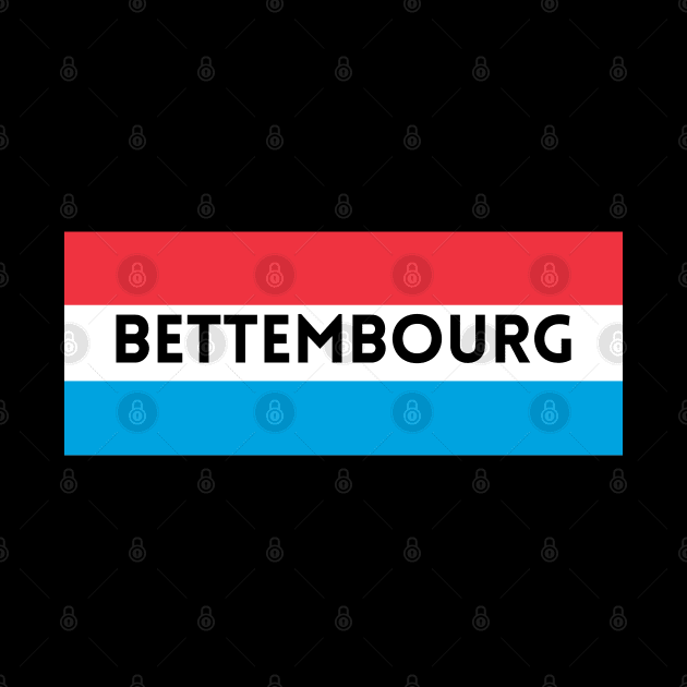 Bettembourg City in Luxembourg Flag by aybe7elf