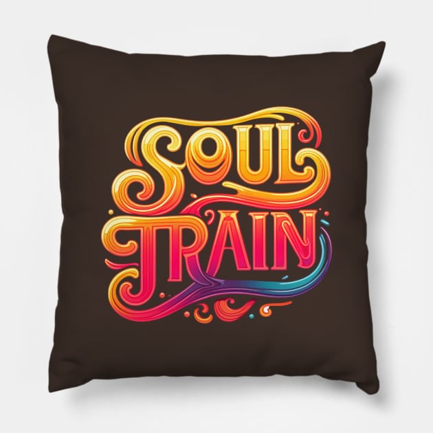 Soul Train Pillow by Woah_Jonny