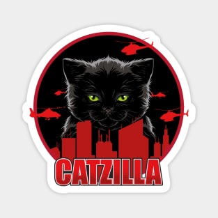 Catzilla – The Furry Destroyer of Cities Magnet
