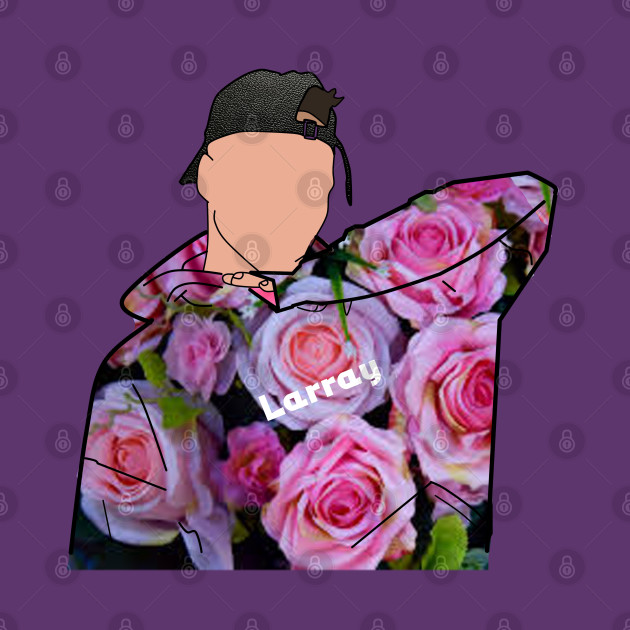 Larray-Digital Art-Pink Roses Jumper (Light Purple) by Vtheartist