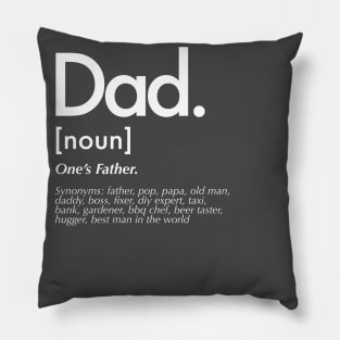 Dad Definition Father's Day Gifts Pillow