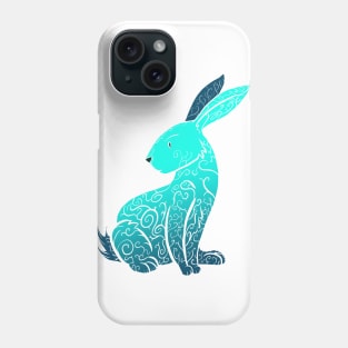 alt bunny - mint Phone Case