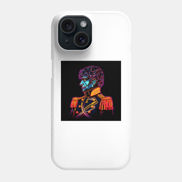 Napoleon Neon Art 1 Phone Case by AstroRisq