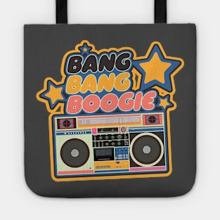 Bang Bang Boogie - Boombox - Ghettoblaster - Pop Art Design Tote
