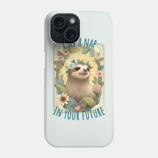 I See a Nap in Your Future Sloth Tarot Phone Case