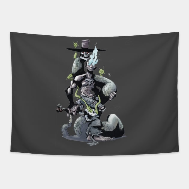 true nerd... shadowman Tapestry by tinbott