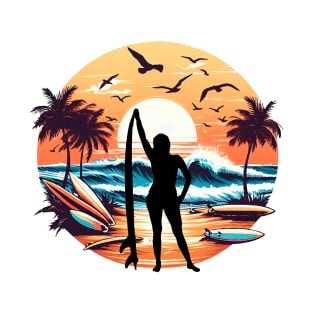 Surfer lady T-Shirt