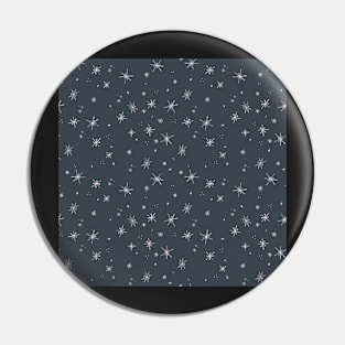 Starry Snowflake pattern Pin