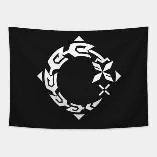 Genshin Impact Kuki Shinobu Emblem - White Tapestry