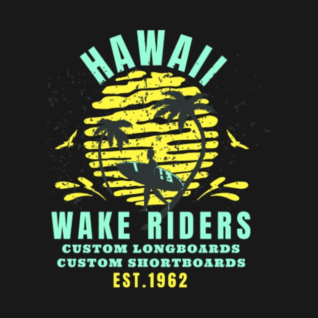 Hawaii Wake Riders Design by greygoodz