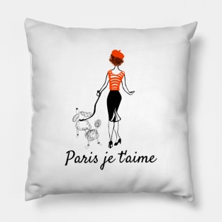 Paris je t'aime Pillow