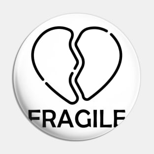 Fragile Heart Lines – Black Pin