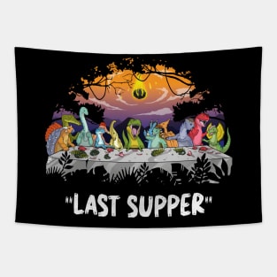 The Last Supper - A Jurassic Gathering Tapestry