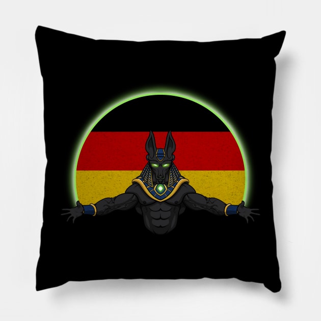 Anubis Germany Pillow by RampArt