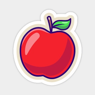 Apple Fruit Cartoon Magnet