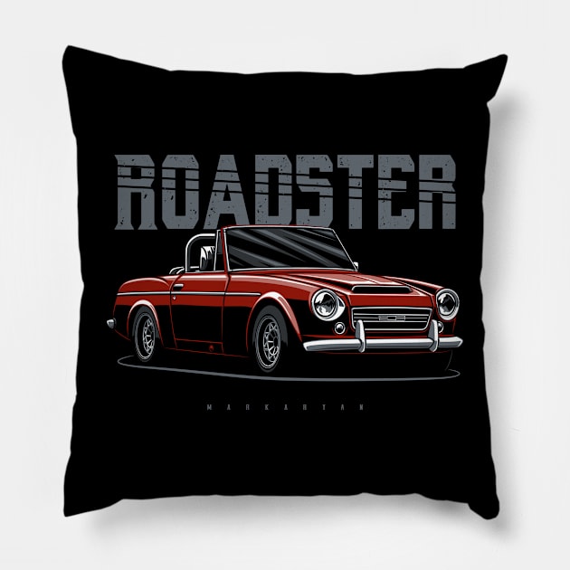 Roadster Pillow by Markaryan