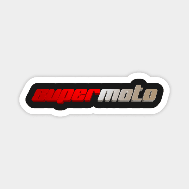 Supermoto Magnet by HenrisKas