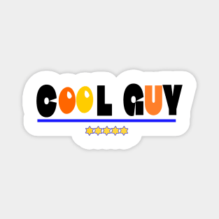 Cool Guy Gold Stars Magnet