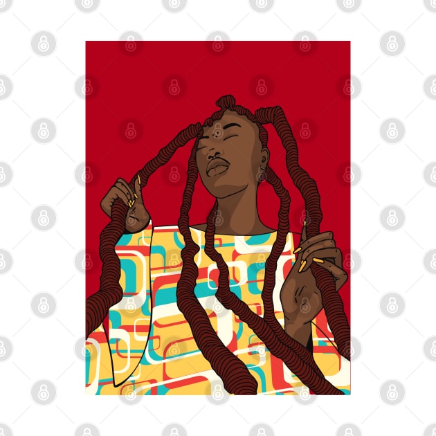 Herstory - Woman with Dreadlocks by Seiglan