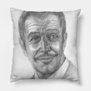 Vincent Price Horror Portrait Pillow