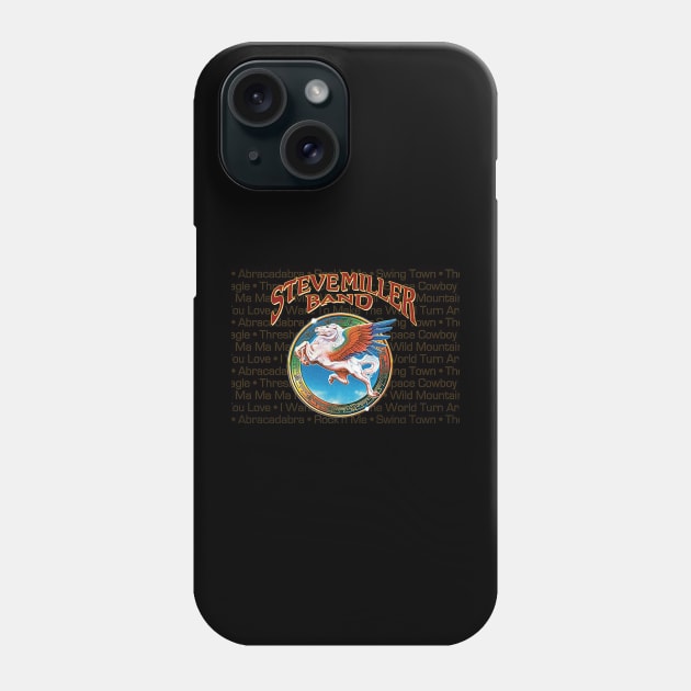 Steve Miller Band logos Phone Case by gananggining