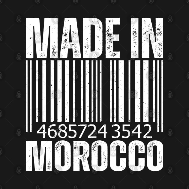 Made in Morocco Vintage Barcode by BramCrye