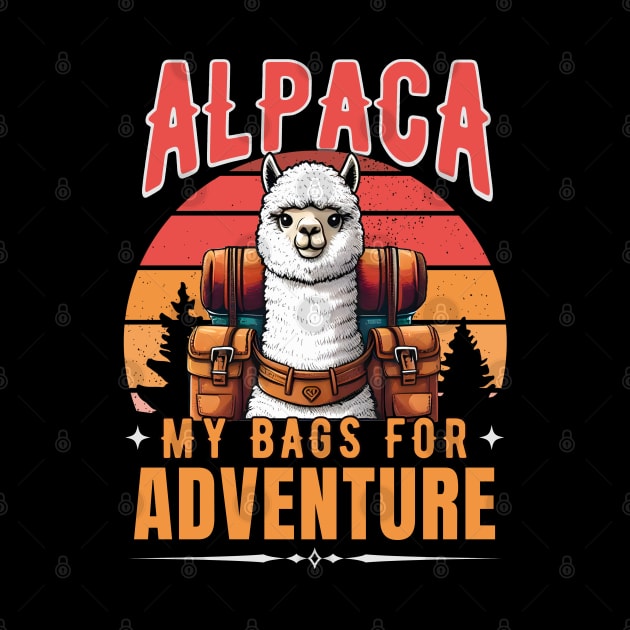 Adventure Ready Alpaca by Annabelhut