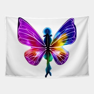 electric butterfly Tapestry