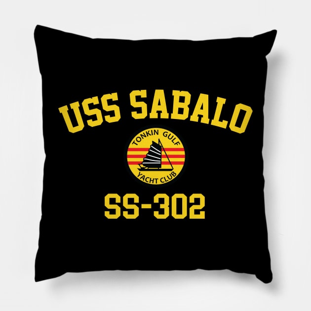 USS Sabalo SS-302 Pillow by Tonkin Gulf Yacht Club