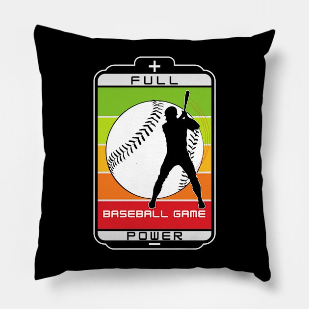 Baseball game full power Pillow by UMF - Fwo Faces Frog