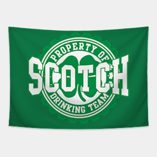 Scotch Irish Drinking Team Scottish St Patrick's Day Tapestry