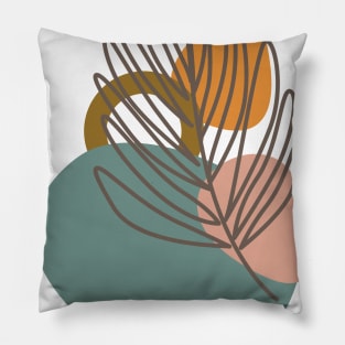 Botanical Abstracts Illustration #4 Pillow