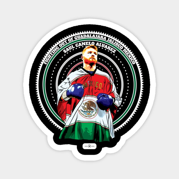 Canelo Poncho Magnet by deenallydesigns