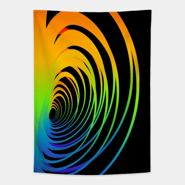 COLORED TUNNEL. Tapestry by RENAN1989