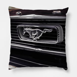 ford mustang, mustang logo Pillow