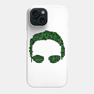 The Matrix Shapecloud (with background) Phone Case