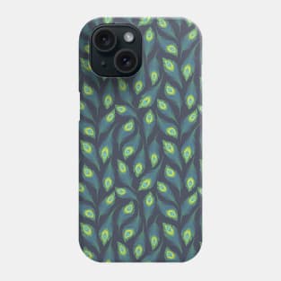 Colorful peacock feather pattern Phone Case