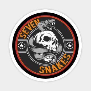 Skully & Snake Logo Magnet