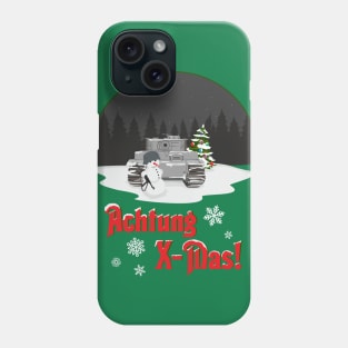 Achtung X_Mas! Pz-VI Tiger Edit Phone Case