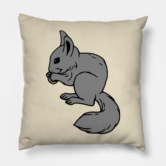 Chinchilla Pillow by KayBee Gift Shop