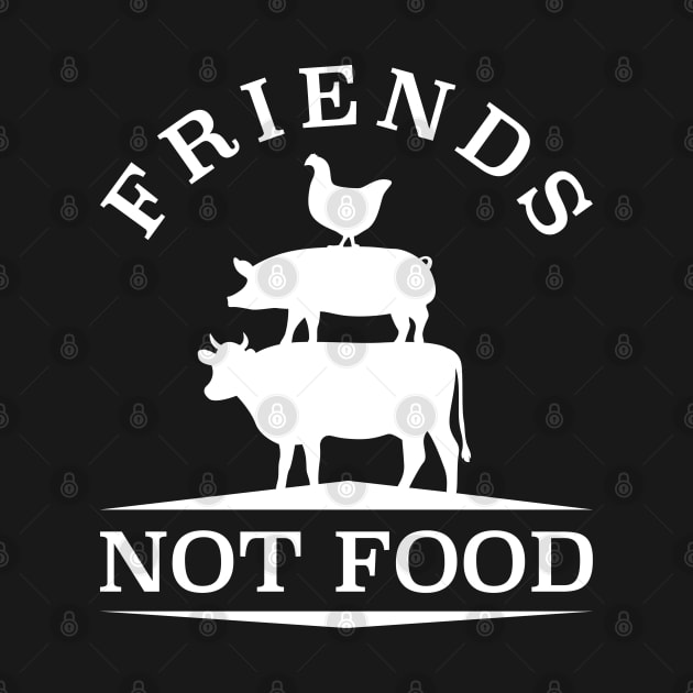 Friends Not Food by LuckyFoxDesigns