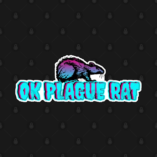 OK Plague Rat Lone Rat Vaporwave by aaallsmiles