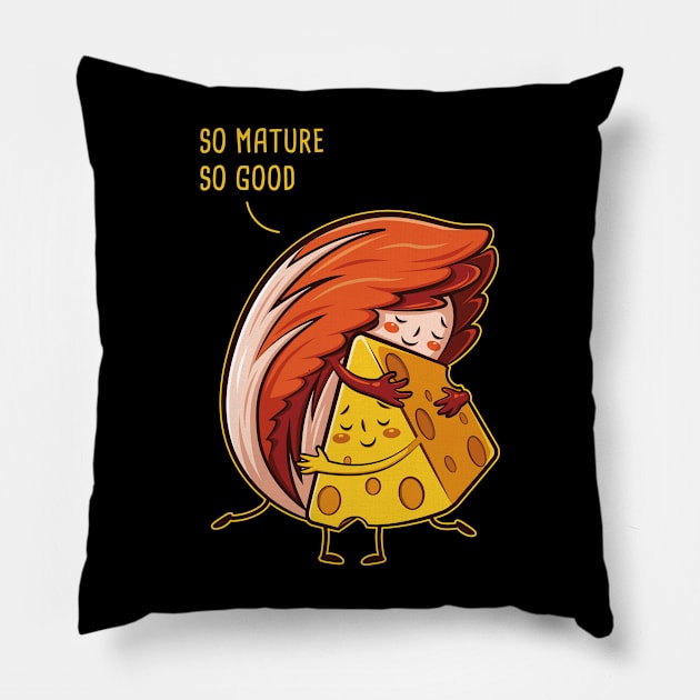 So Mature So Good Pillow by SIMKUNG