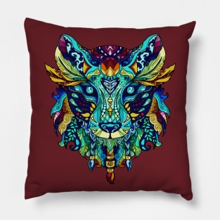 Coyote Mage Pillow