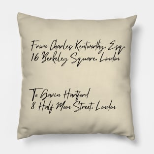 Letters to Half Moon Street Pillow